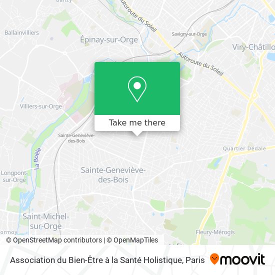 Association du Bien-Être à la Santé Holistique map