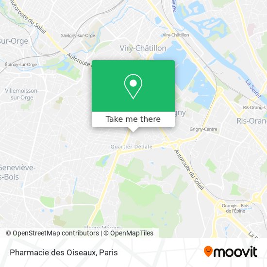 Pharmacie des Oiseaux map