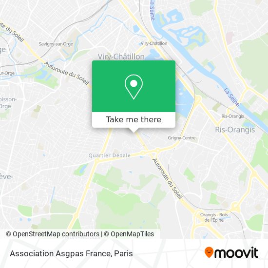 Association Asgpas France map