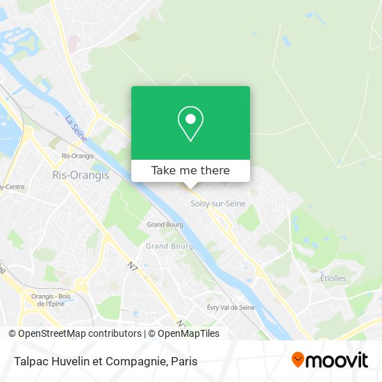 Mapa Talpac Huvelin et Compagnie