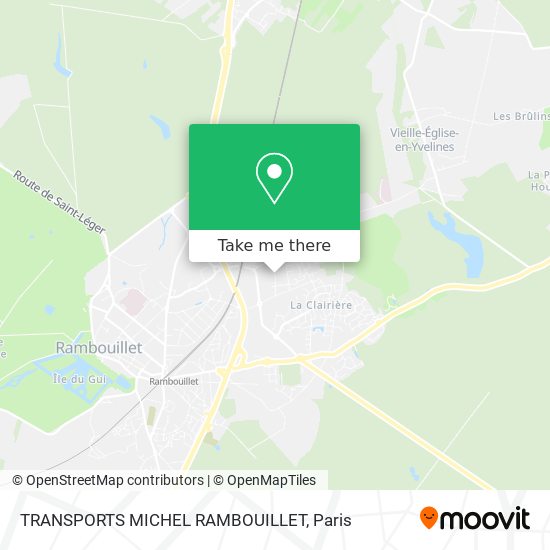 TRANSPORTS MICHEL RAMBOUILLET map