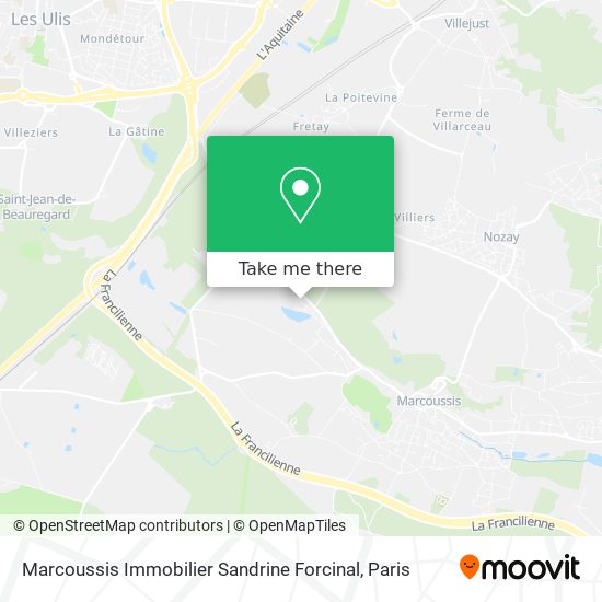 Mapa Marcoussis Immobilier Sandrine Forcinal