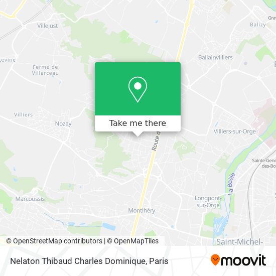 Mapa Nelaton Thibaud Charles Dominique