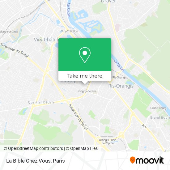 La Bible Chez Vous map