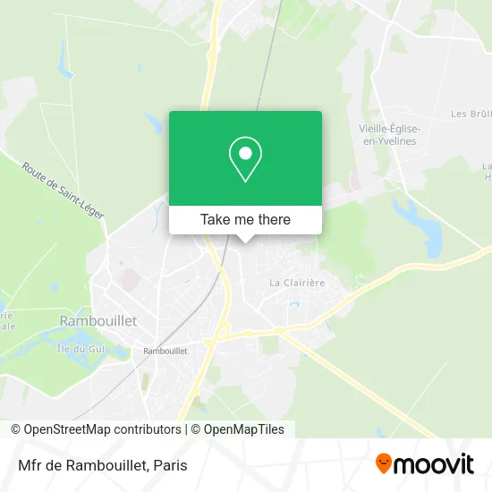 Mfr de Rambouillet map