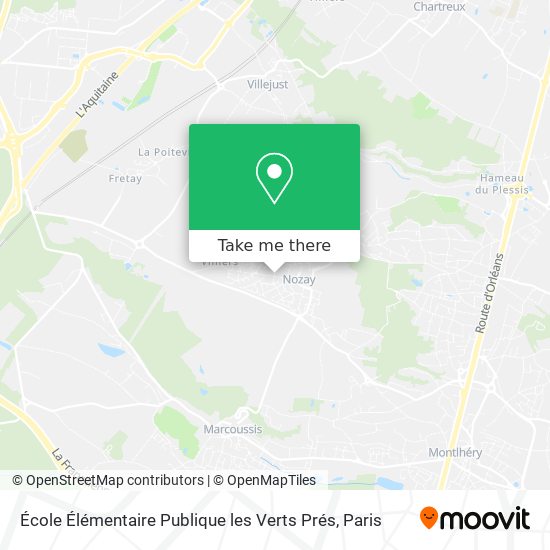 Mapa École Élémentaire Publique les Verts Prés