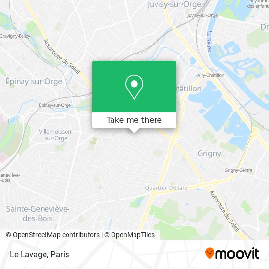 Le Lavage map