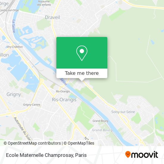 Ecole Maternelle Champrosay map