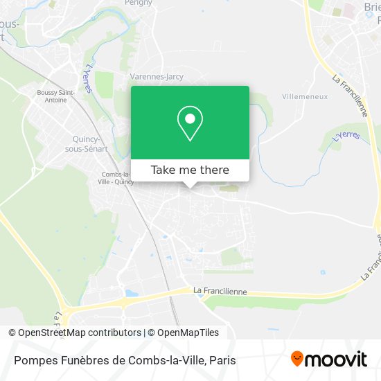 Pompes Funèbres de Combs-la-Ville map