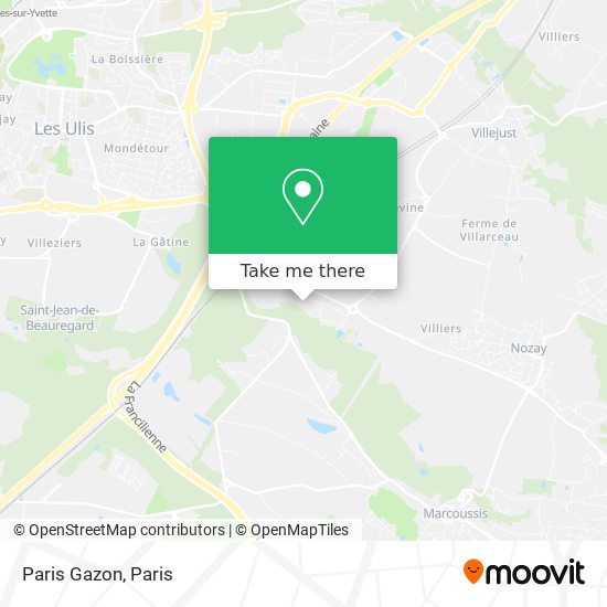 Paris Gazon map