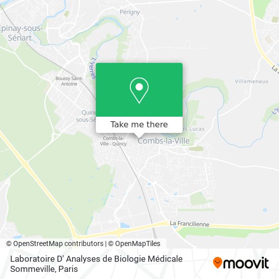 Mapa Laboratoire D' Analyses de Biologie Médicale Sommeville