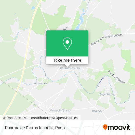 Pharmacie Darras Isabelle map