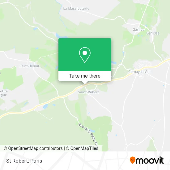 St Robert map