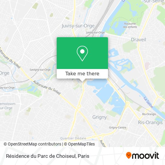 Mapa Résidence du Parc de Choiseul