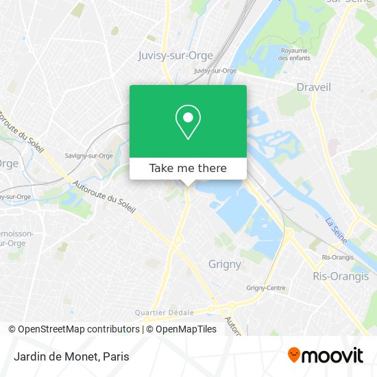 Jardin de Monet map