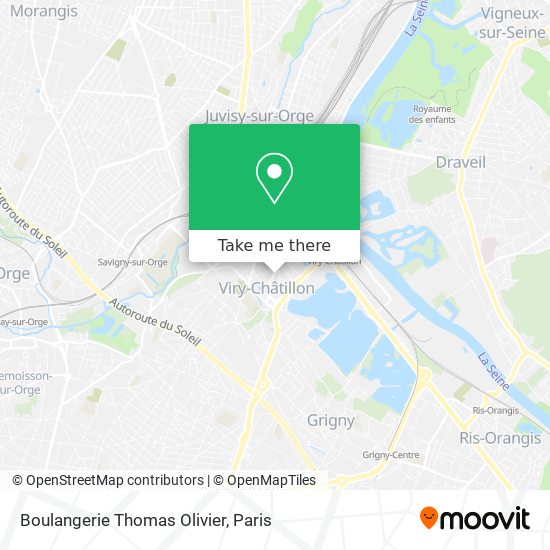 Mapa Boulangerie Thomas Olivier