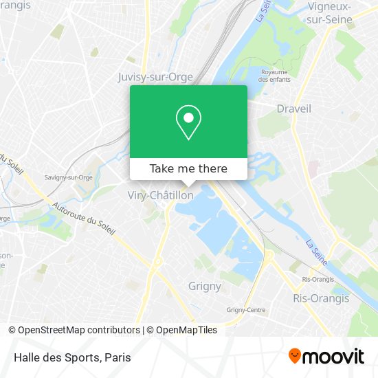 Mapa Halle des Sports