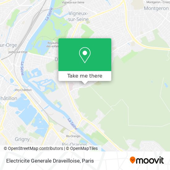 Mapa Electricite Generale Draveilloise