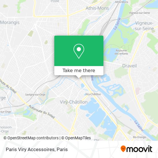 Paris Viry Accessoires map