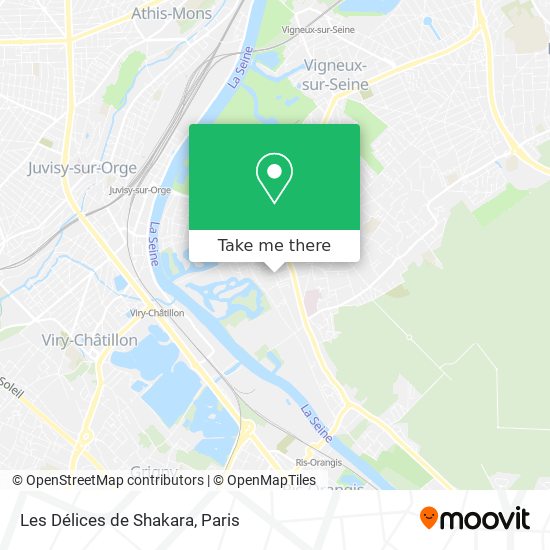 Les Délices de Shakara map