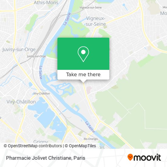 Mapa Pharmacie Jolivet Christiane