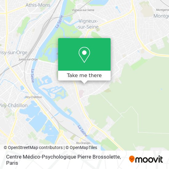 Mapa Centre Médico-Psychologique Pierre Brossolette