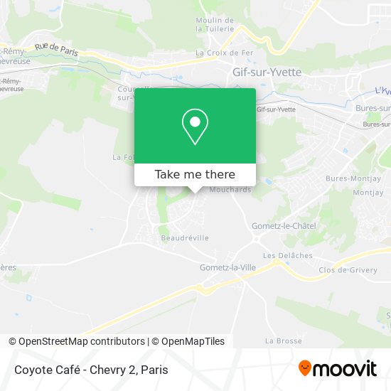 Mapa Coyote Café - Chevry 2