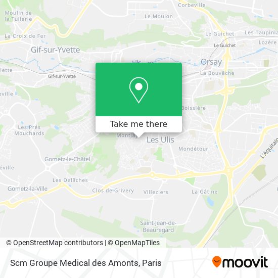 Scm Groupe Medical des Amonts map