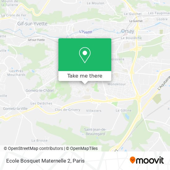 Mapa Ecole Bosquet Maternelle 2