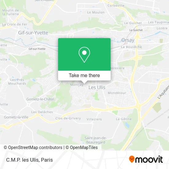 C.M.P. les Ulis map