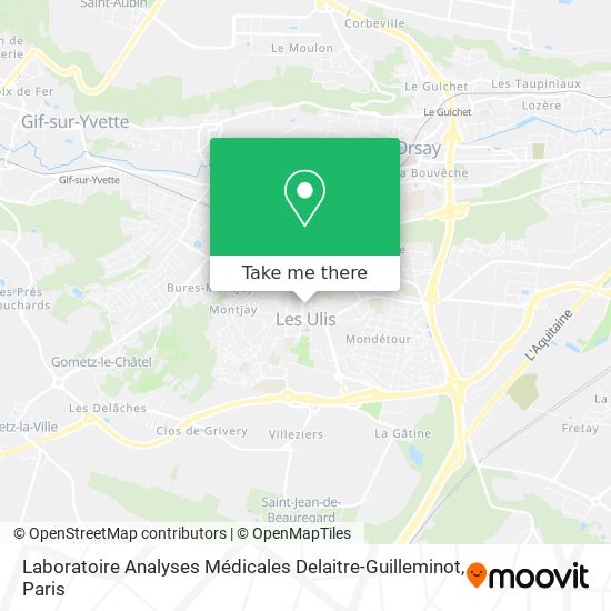 Laboratoire Analyses Médicales Delaitre-Guilleminot map