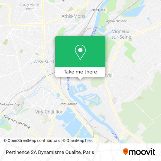 Pertinence SA Dynamisme Qualite map