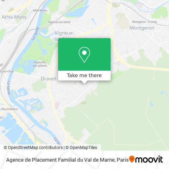 Agence de Placement Familial du Val de Marne map