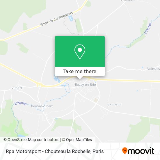 Rpa Motorsport - Chouteau la Rochelle map