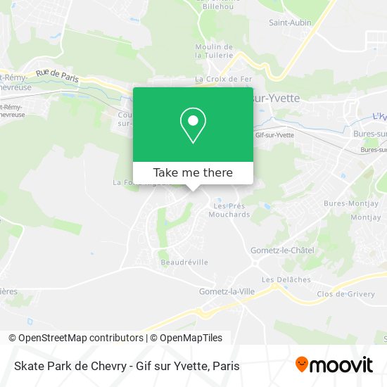 Skate Park de Chevry - Gif sur Yvette map