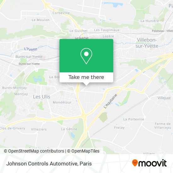 Johnson Controls Automotive map