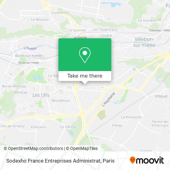 Sodexho France Entreprises Administrat map