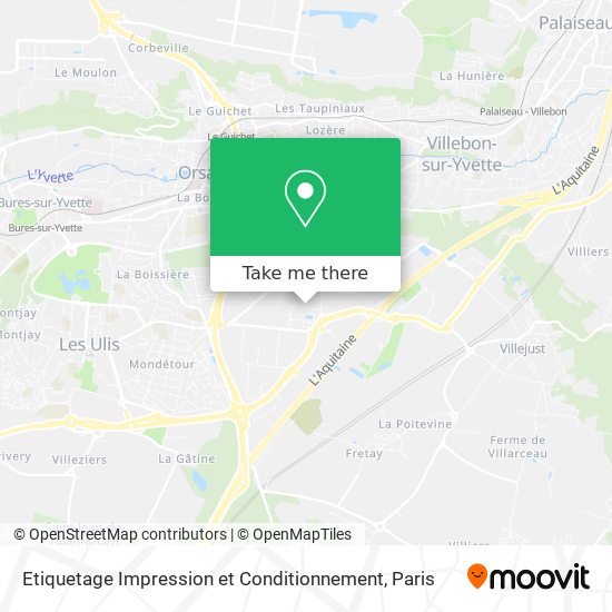 Etiquetage Impression et Conditionnement map