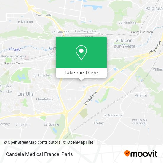 Candela Medical France map