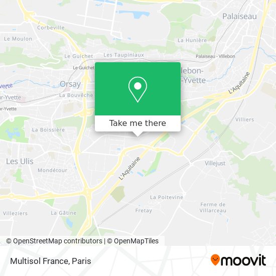 Mapa Multisol France