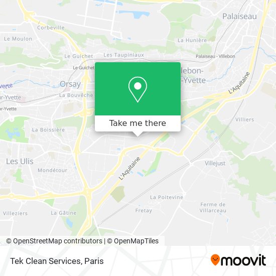 Mapa Tek Clean Services