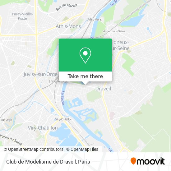 Mapa Club de Modelisme de Draveil