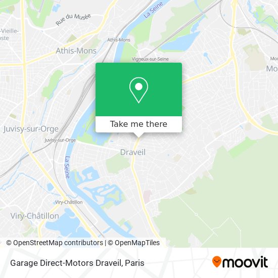 Garage Direct-Motors Draveil map