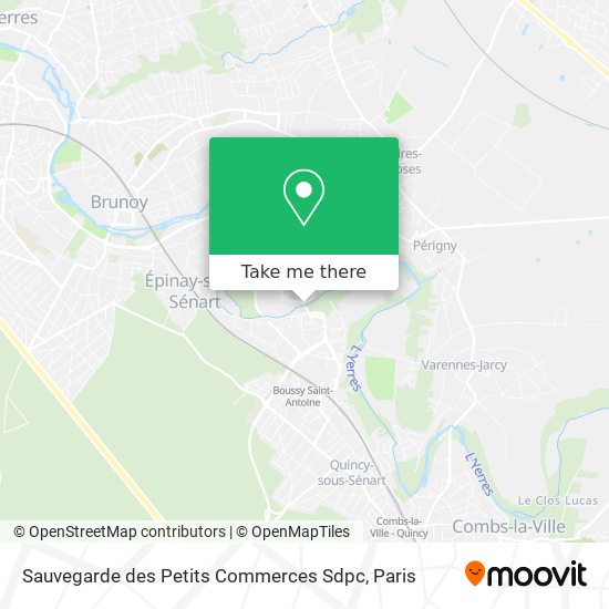 Sauvegarde des Petits Commerces Sdpc map