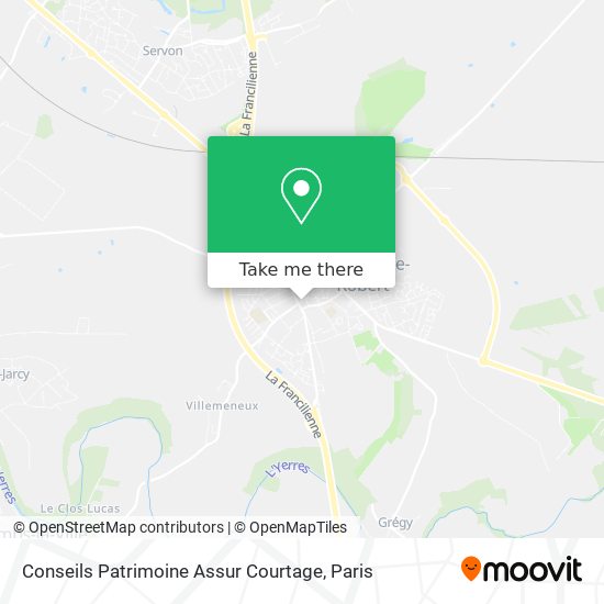 Conseils Patrimoine Assur Courtage map