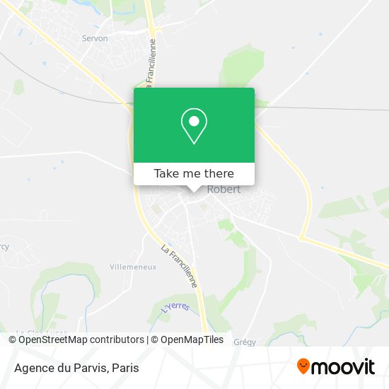 Agence du Parvis map