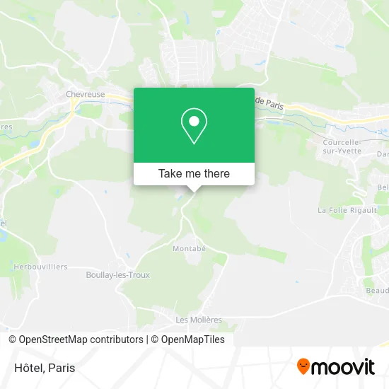 Hôtel map