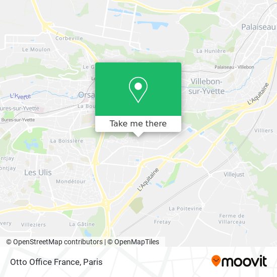 Mapa Otto Office France