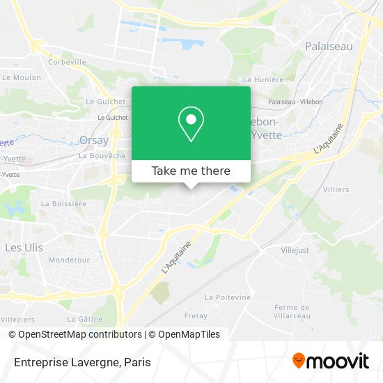 Entreprise Lavergne map