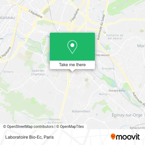 Laboratoire Bio-Ec map